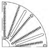 Картинка Пластина терки особо мелкая Hallde 87109 в ШефСтор Пластина терки особо мелкая Hallde 87109 в компании ШефСтор